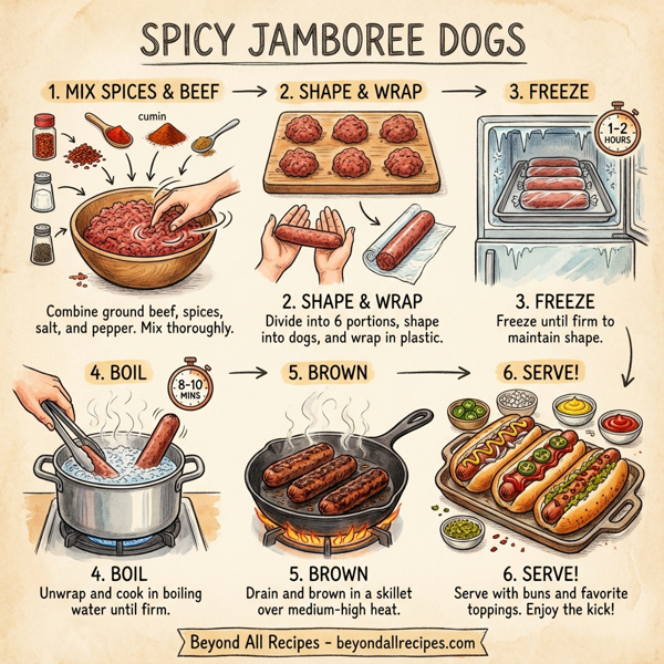 Spicy Jamboree Dogs instructions