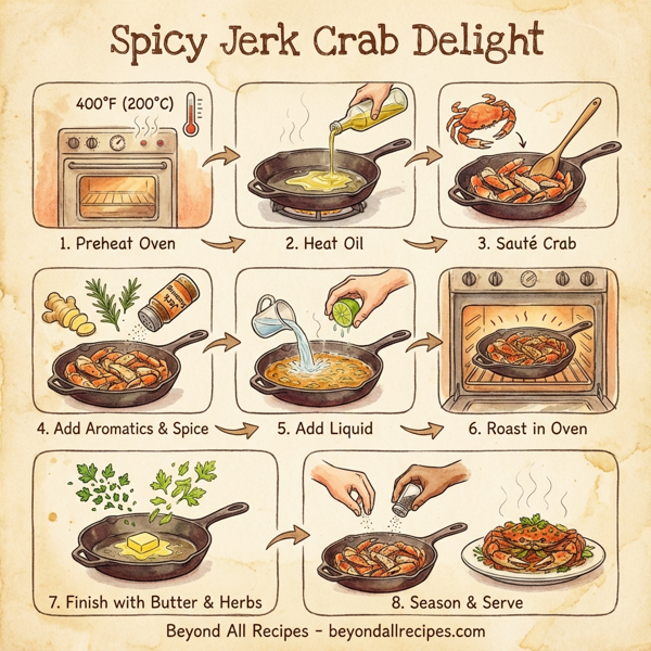 Spicy Jerk Crab Delight instructions