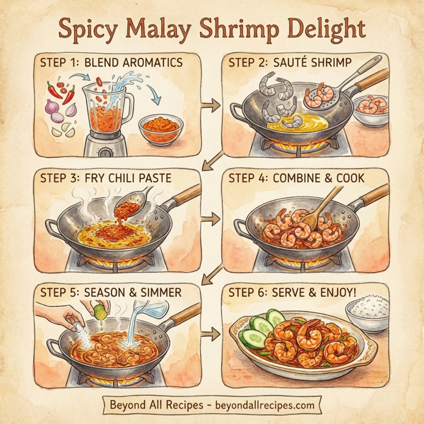 Spicy Malay Shrimp Delight instructions