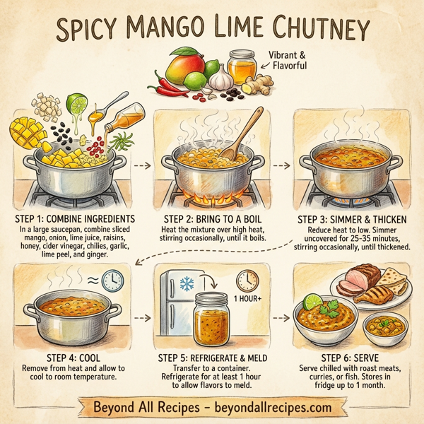 Spicy Mango Lime Chutney instructions