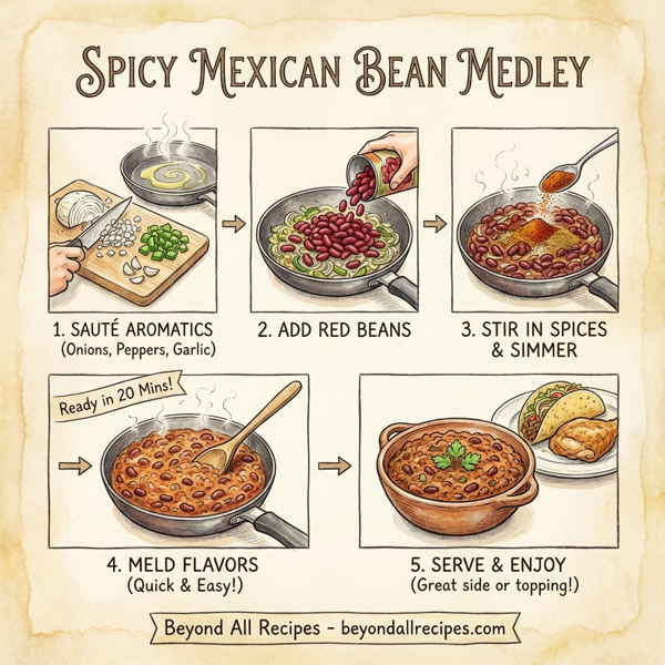Spicy Mexican Bean Medley instructions