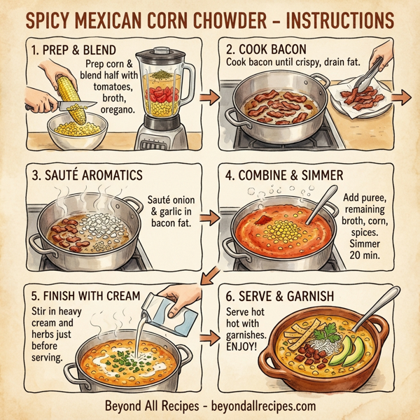 Spicy Mexican Corn Chowder instructions