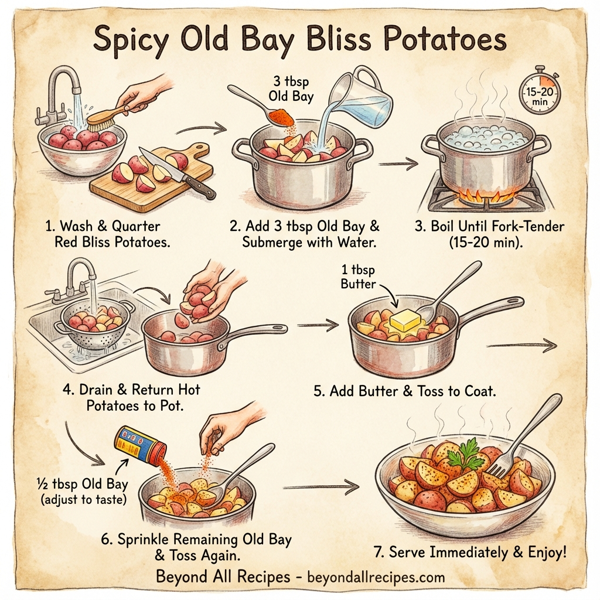 Spicy Old Bay Bliss Potatoes instructions
