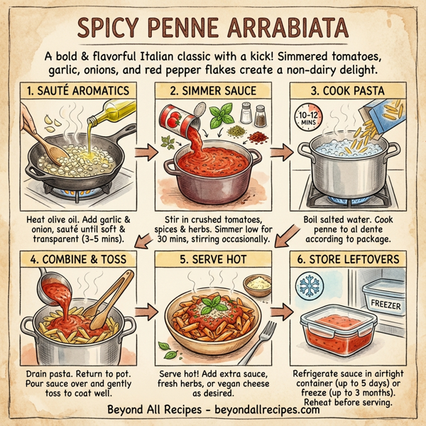 Spicy Penne Arrabiata instructions