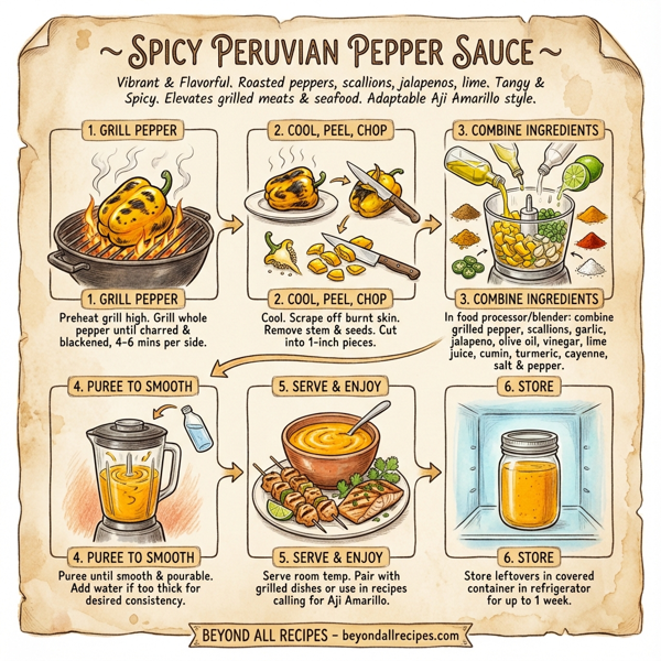 Spicy Peruvian Pepper Sauce instructions
