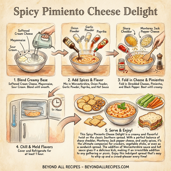 Spicy Pimiento Cheese Delight instructions