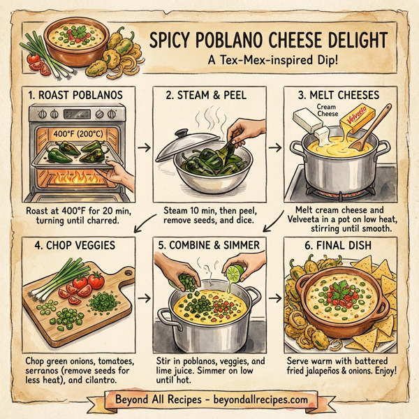Spicy Poblano Cheese Delight instructions