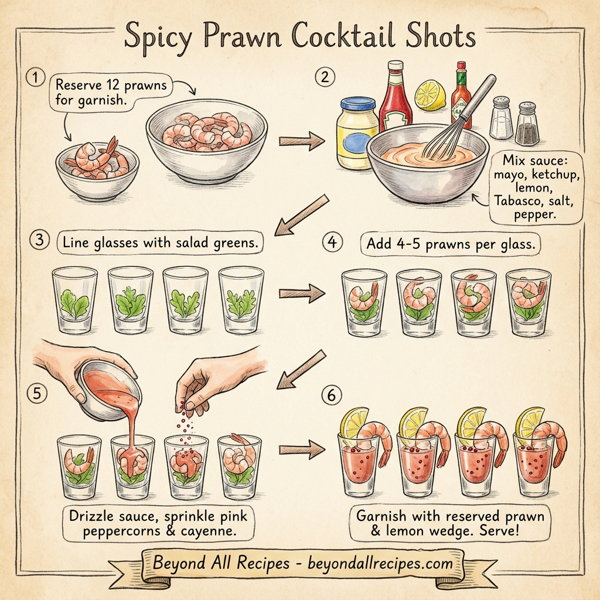 Spicy Prawn Cocktail Shots instructions