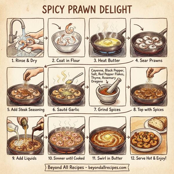 Spicy Prawn Delight instructions