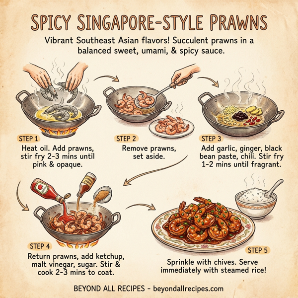 Spicy Singapore-Style Prawns instructions