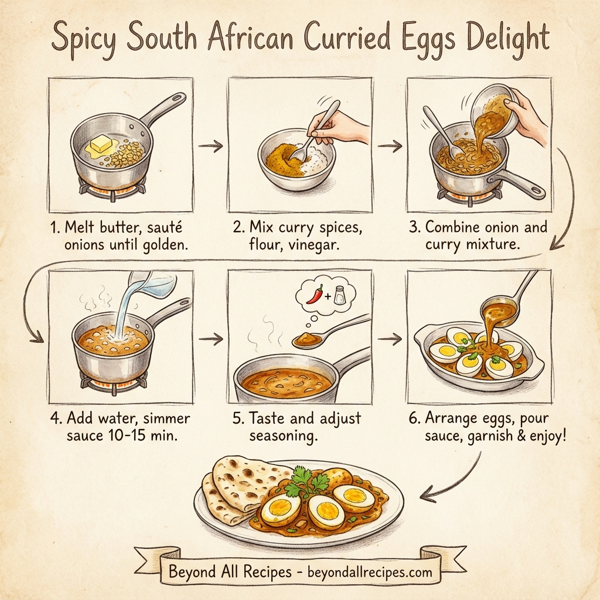 Spicy South African Curried Eggs Delight instructions