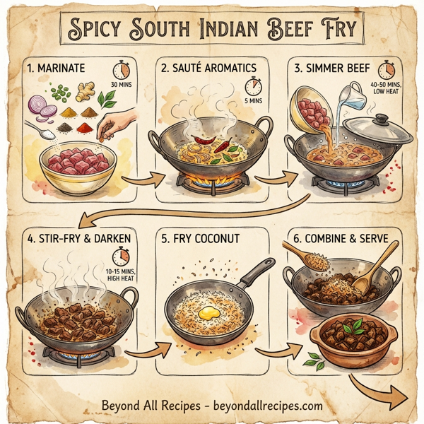 Spicy South Indian Beef Fry instructions