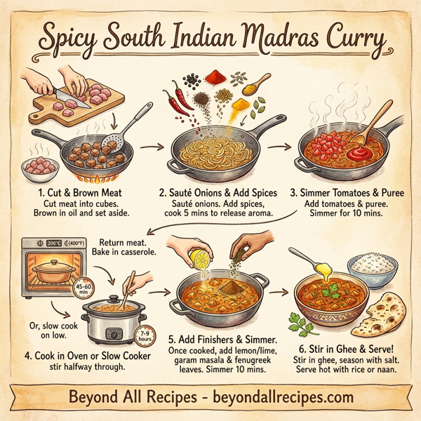 Spicy South Indian Madras Curry instructions