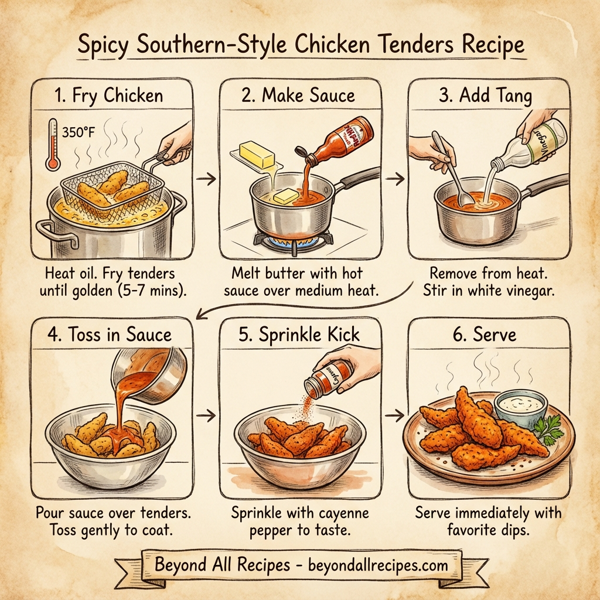 Spicy Southern-Style Chicken Tenders instructions