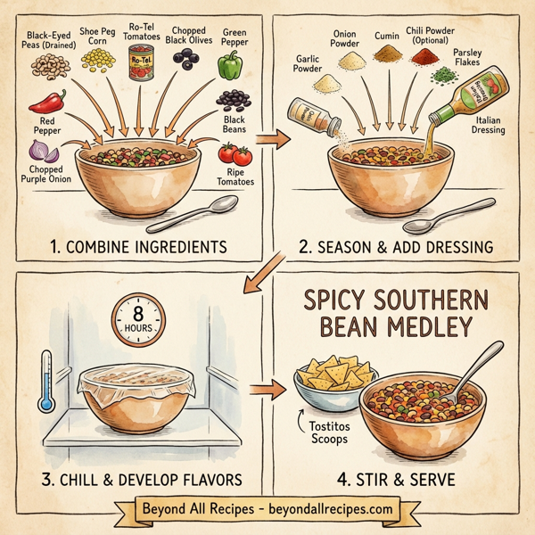 Spicy Southern Bean Medley instructions