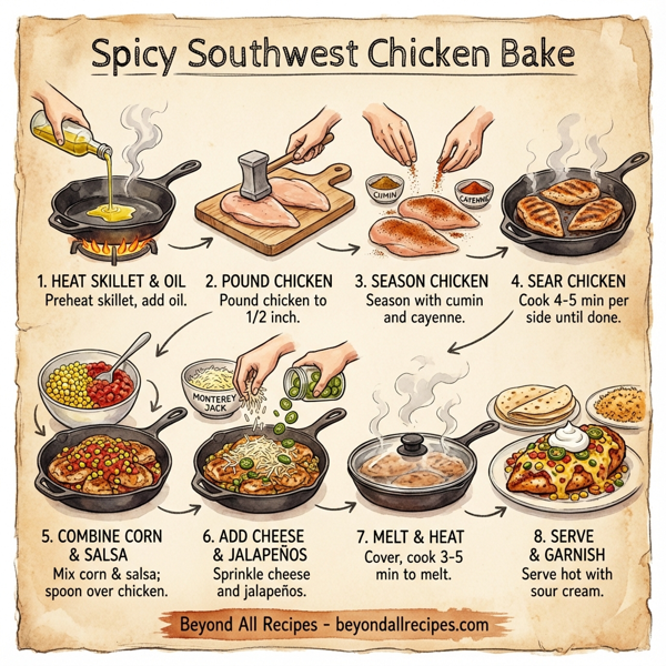 Spicy Southwest Chicken Bake instructions