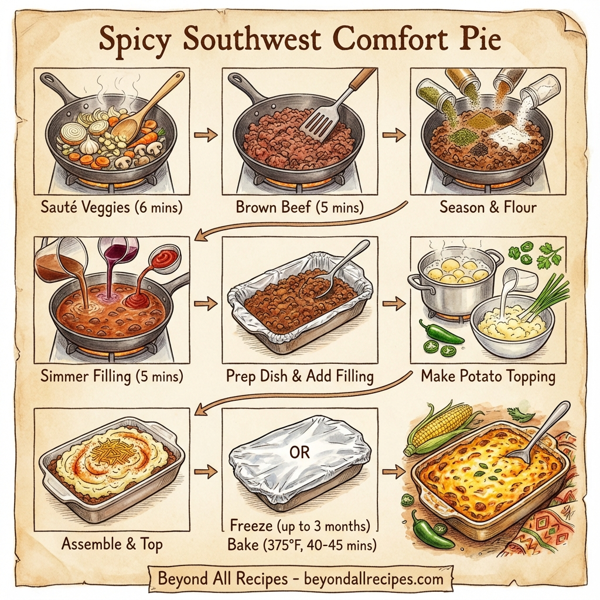 Spicy Southwest Comfort Pie instructions