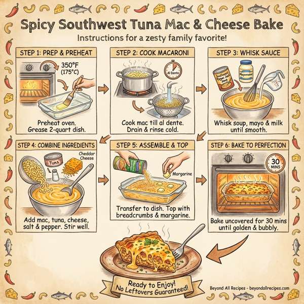 Spicy Southwest Tuna Mac & Cheese Bake instructions