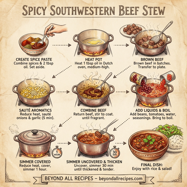 Spicy Southwestern Beef Stew instructions