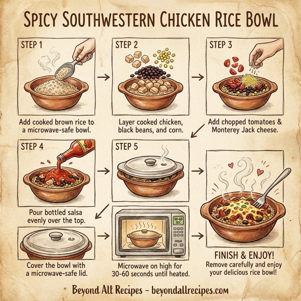 Spicy Southwestern Chicken Rice Bowl instructions