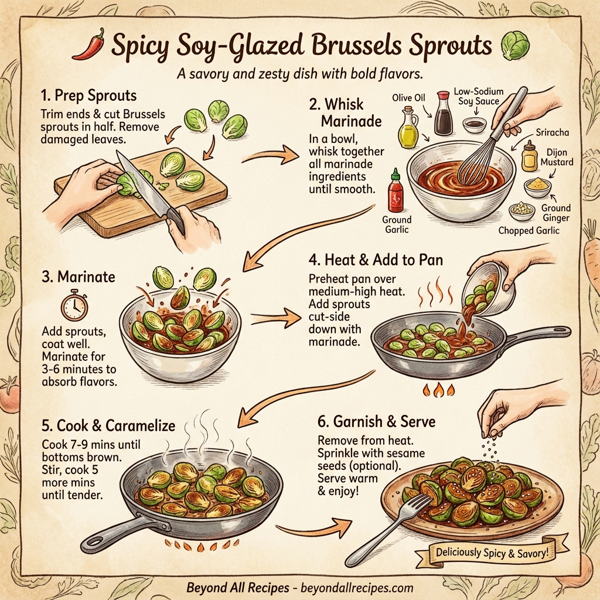 Spicy Soy-Glazed Brussels Sprouts instructions
