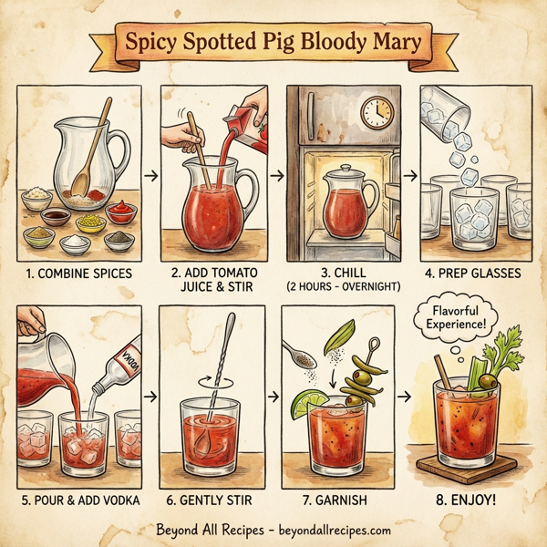 Spicy Spotted Pig Bloody Mary instructions