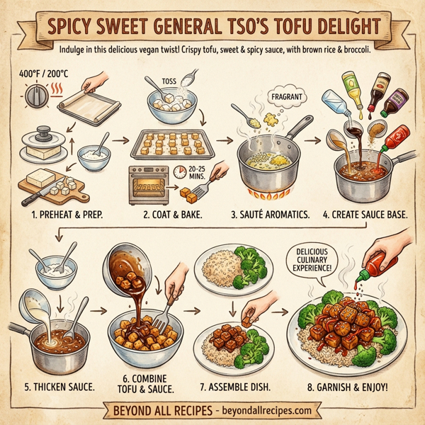 Spicy Sweet General Tso's Tofu Delight instructions
