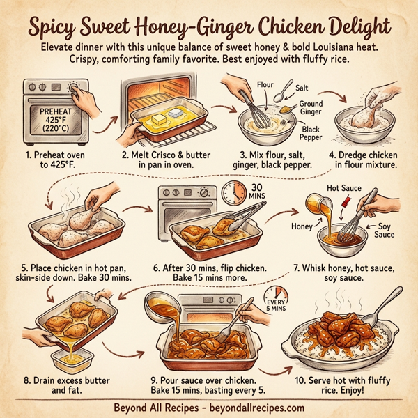Spicy Sweet Honey-Ginger Chicken Delight instructions