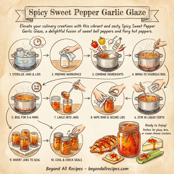 Spicy Sweet Pepper Garlic Glaze instructions