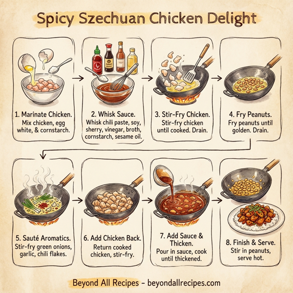 Spicy Szechuan Chicken Delight instructions