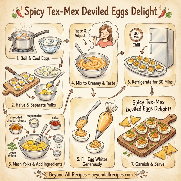 Spicy Tex-Mex Deviled Eggs Delight instructions