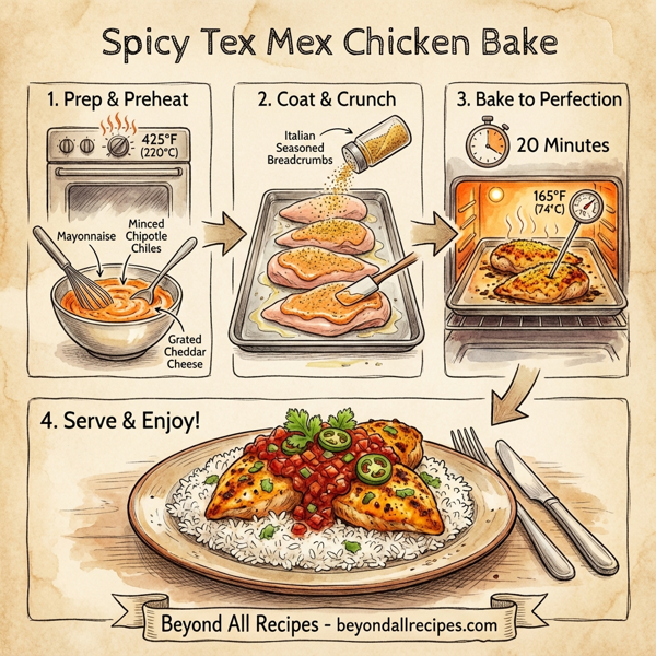 Spicy Tex Mex Chicken Bake instructions