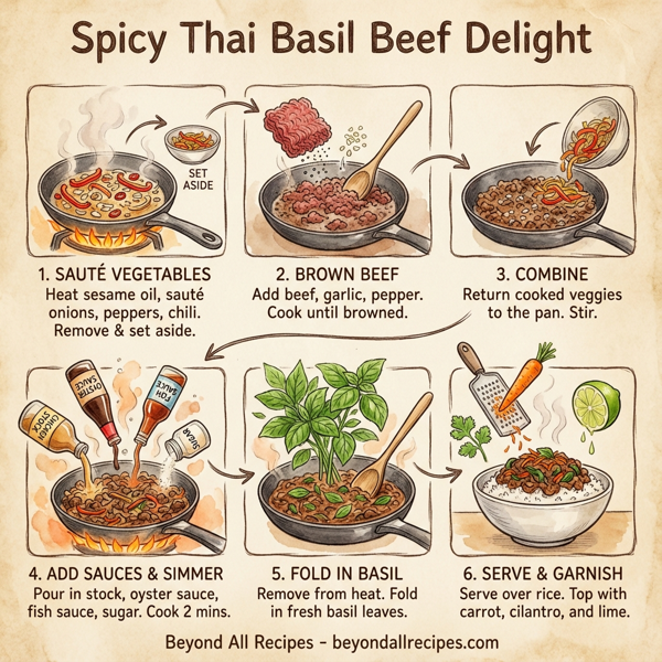 Spicy Thai Basil Beef Delight instructions