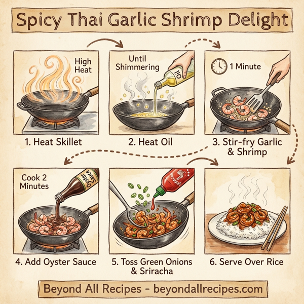 Spicy Thai Garlic Shrimp Delight instructions