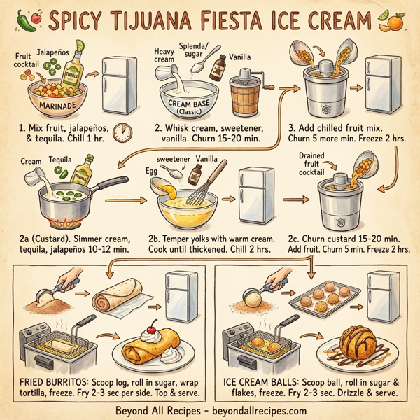 Spicy Tijuana Fiesta Ice Cream instructions