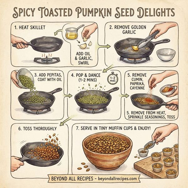 Spicy Toasted Pumpkin Seed Delights instructions