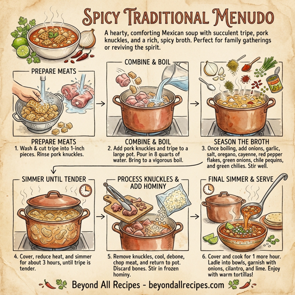 Spicy Traditional Menudo instructions