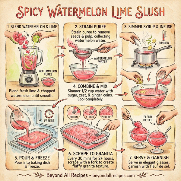 Spicy Watermelon Lime Slush instructions