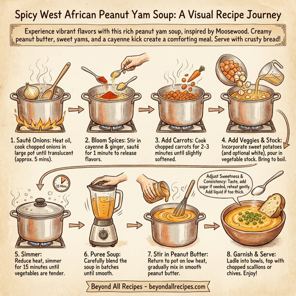 Spicy West African Peanut Yam Soup instructions