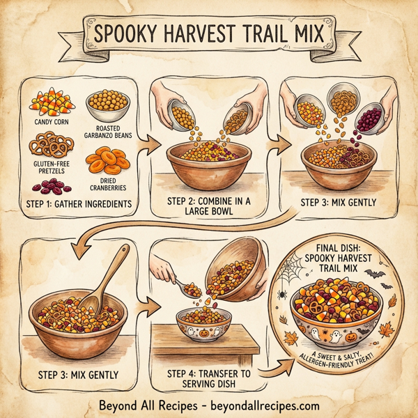 Spooky Harvest Trail Mix instructions
