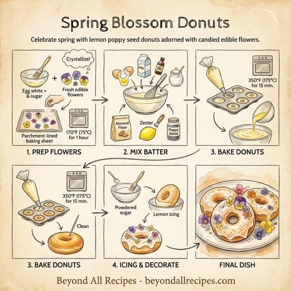 Spring Blossom Donuts instructions