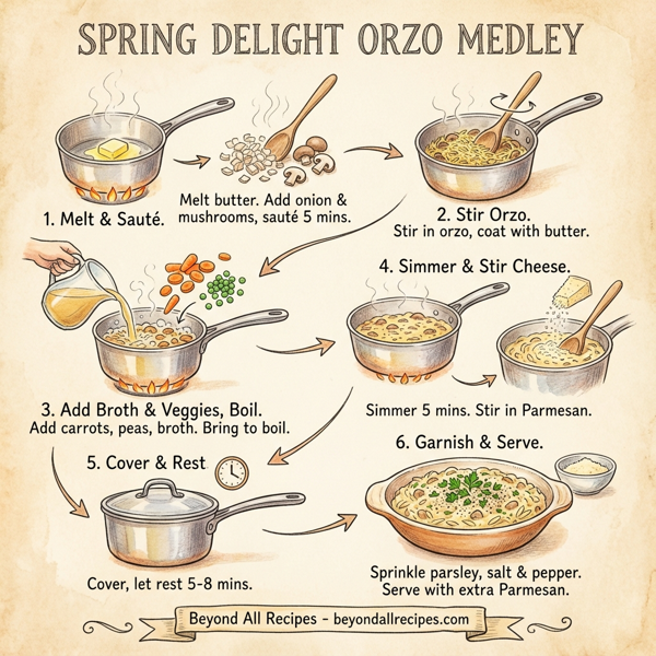 Spring Delight Orzo Medley instructions