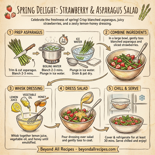 Spring Delight: Strawberry & Asparagus Salad instructions