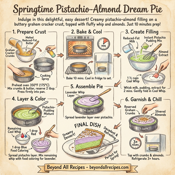 Springtime Pistachio-Almond Dream Pie instructions