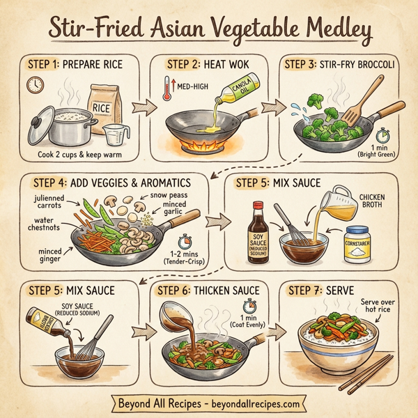 Stir-Fried Asian Vegetable Medley instructions