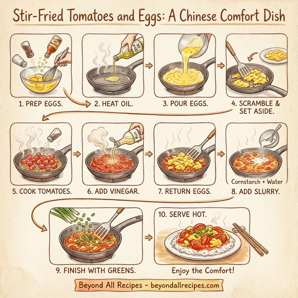 Stir-Fried Tomatoes and Eggs: A Chinese Comfort Dish instructions