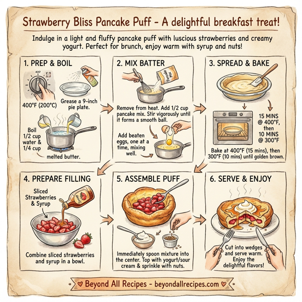 Strawberry Bliss Pancake Puff instructions