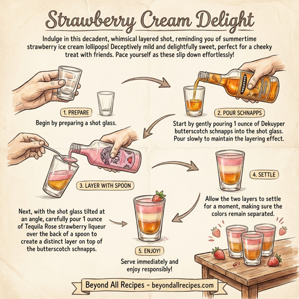 Strawberry Cream Delight instructions