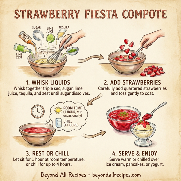 Strawberry Fiesta Compote instructions