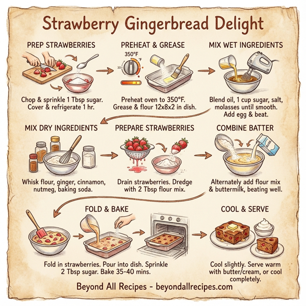 Strawberry Gingerbread Delight instructions